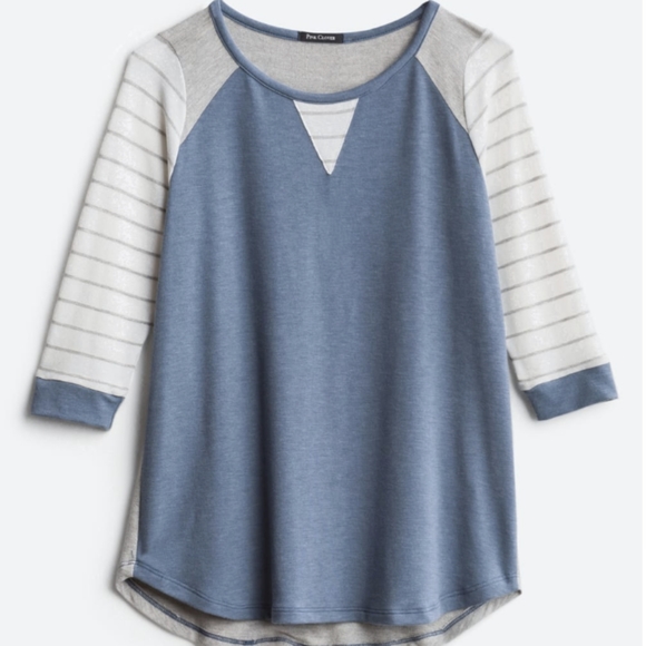 PINK CLOVER Rachelyn Raglan Knit Top - Picture 1 of 8